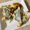 料理上達中's cooksnap of when they made シュウマイの皮で大葉チーズ揚げ.