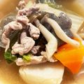 ◆あきママ◆'s cooksnap of when they made 【ママレシピ】激ウマな「福島芋煮汁」.