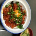 みちるぱ's cooksnap of when they made 簡単！まぐろユッケ丼.