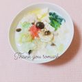 まあまま☆0403's cooksnap of when they made 鶏むね肉のバターとろみスープ鍋.