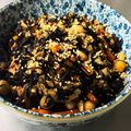 mayuまゆ56's cooksnap of when they made 簡単ひじき煮♡油あげに煮汁染々～美味しい.