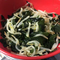 ミレーちゃん's cooksnap of when they made レンジで簡単☆もやしとわかめのナムル.