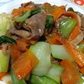 マキマキ913's cooksnap of when they made チンゲン菜と牛肉のオイスター炒め.