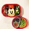 こーたろーー's cooksnap of when they made 簡単！ミッキー ミニーのキャラ弁.
