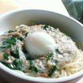 くまくまま's cooksnap of when they made 納豆とモロヘイヤの冷製パスタ.