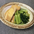 コムギ大好き's cooksnap of when they made 小松菜と油揚げの煮びたし。.