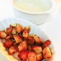 mayurich's cooksnap of when they made ✿フランスパンでクルトン✿.