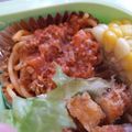 musumeダブル's cooksnap of when they made 母の味☆にんじんたっぷりミートスパ♪.