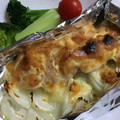ATまま's cooksnap of when they made トースターで簡単☻鮭のマヨチーズ焼き.