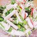 tekkokko☆'s cooksnap of when they made 我が家のサラダ☆長芋のマヨ麺つゆ合え.