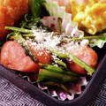 hitomi♪＊'s cooksnap of when they made ほうれんソーセージの焼肉のタレ炒め.