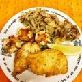 ★kokomama★'s cooksnap of when they made ✽.ガーリック香るメカジキのフライ✽.｡.