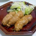 Lino‐Kupu's cooksnap of when they made 和風豚肉ロール☆エノキ、アスパラ巻き.