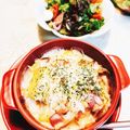 riria♪'s cooksnap of when they made さつまいもとベーコンのグラタン.