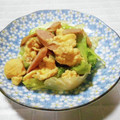 ＠迷子＠'s cooksnap of when they made 簡単！ウインナーと卵とレタスの中華炒め.