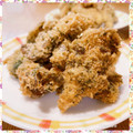 nakamucchi's cooksnap of when they made まるで牡蠣♡舞茸の磯部フライ♡.