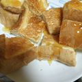 クックIJQQNV☆'s cooksnap of when they made 砂糖だけ！バターなし★超簡単パン耳ラスク.