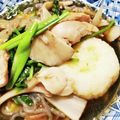 harukino's cooksnap of when they made 残りご飯でだまっこ鍋.