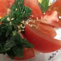 ティムル's cooksnap of when they made モロヘイヤとトマトのポン酢サラダ.