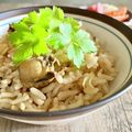 ばぢこ's cooksnap of when they made ホタテ缶と薄揚げの炊き込みご飯.