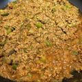 yysakura's cooksnap of when they made なすと挽肉のドライカレー.