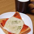 ﾋﾟﾛﾐ♡'s cooksnap of when they made 20分で完成！簡単ハム＆チーズトースト！.