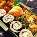肉ぶっかけ's cooksnap of when they made お弁当に☆簡単！ぐるぐるおにぎり.
