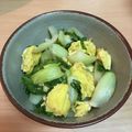 はちみつかなこ's cooksnap of when they made マヨでふわっ☆チンゲン菜と卵のオイ炒め.