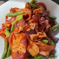 ＭＩ−ＳＡＮ's cooksnap of when they made アスパラ 玉ねぎ ハムの ケチャマヨ炒め.