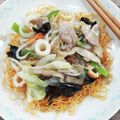 在宅勤務のおじさん's cooksnap of when they made 長崎名物・皿うどん.