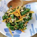 まゆみきママ's cooksnap of when they made からし菜炒め☆.