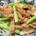 クックM6DK2O☆'s cooksnap of when they made 小松菜のわきなと豚こまのオイスター.