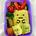 テンちゃん♪'s cooksnap of when they made すみっコぐらし 弁当 すみっコオムライス.