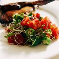 mayurich's cooksnap of when they made 激ウマ！スプラウトとトマトの簡単サラダ.