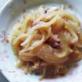こみく's cooksnap of when they made イカ下足と玉ねぎの味噌炒め♪.