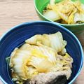 NAOばあさん's cooksnap of when they made 豚肉と白菜のすき煮.