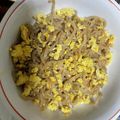 チャトラ２１'s cooksnap of when they made 母メニュー☆糸こんにゃくの卵とじ.
