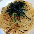 くまstar's cooksnap of when they made ＊納豆と秋のきのこ和風パスタバター風味＊.