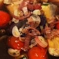 のえもゆ's cooksnap of when they made なす・ズッキーニ・トマトのポン酢あんかけ.