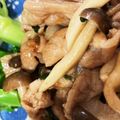 むつさら's cooksnap of when they made 10分で完成！豚こま・しめじ大葉照り焼き.