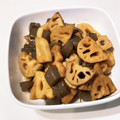 ariｻﾝ's cooksnap of when they made ごろごろ蓮根とこんにゃくのきんぴら.