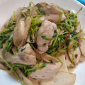 もふうさ's cooksnap of when they made 鶏肉とエリンギ、豆苗のニンニクマヨ炒め.
