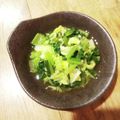 yunapi☆'s cooksnap of when they made 小松菜のレンジでチン♪.