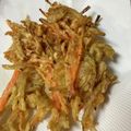 クックJCEV54☆'s cooksnap of when they made もっちりカリカリ☆人参と玉ねぎのかき揚げ.