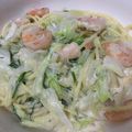 謎のわんこ's cooksnap of when they made エビとディル、ケイパーのクリームパスタ.