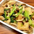 ウマナミ's cooksnap of when they made 小松菜と厚揚げとしめじの煮物.