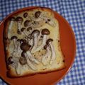 ぁぉﾋﾟｧｽ's cooksnap of when they made 　きのこの味噌マヨトースト.
