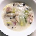 ハングル's cooksnap of when they made 簡単♡白菜とベーコンのクリーム煮.