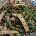 ひっこ's cooksnap of when they made 常備菜☆ゴーヤと油揚げの甘辛炒め.
