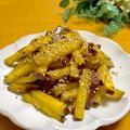 ルパンのかあさん☆彡's cooksnap of when they made 大学イモ風さつまいもスティック.